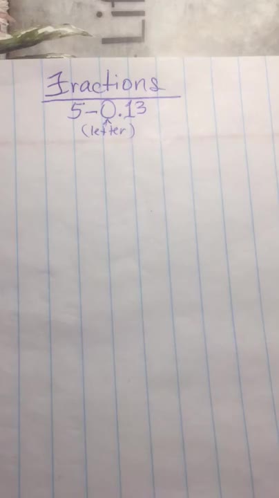 FRACTIONS-Video1