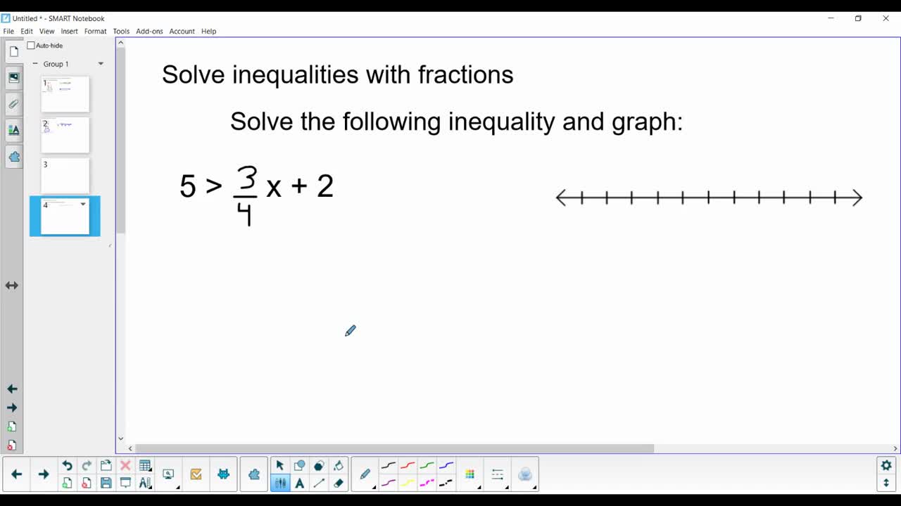 Solving Fractions with Inequalities
