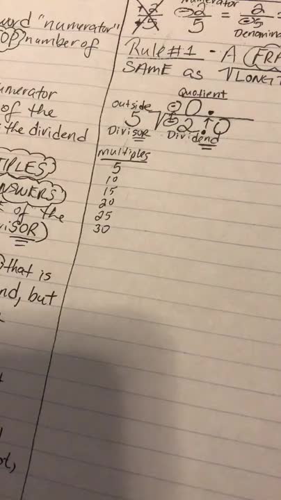 Convert FRACTION to DECIMAL-Video3
