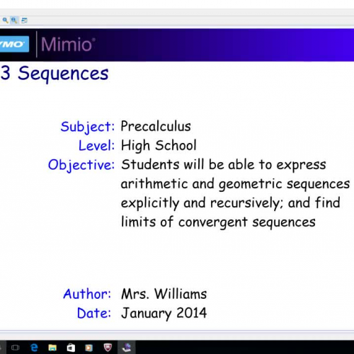 9.3 Sequences