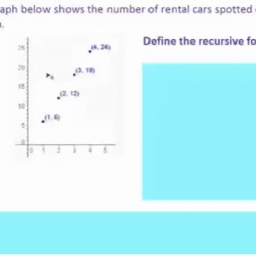 Arithmetic Recursive Formula